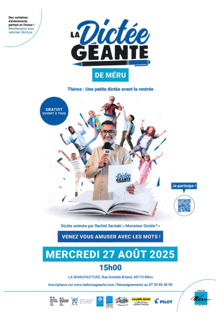 dictée géante affiche