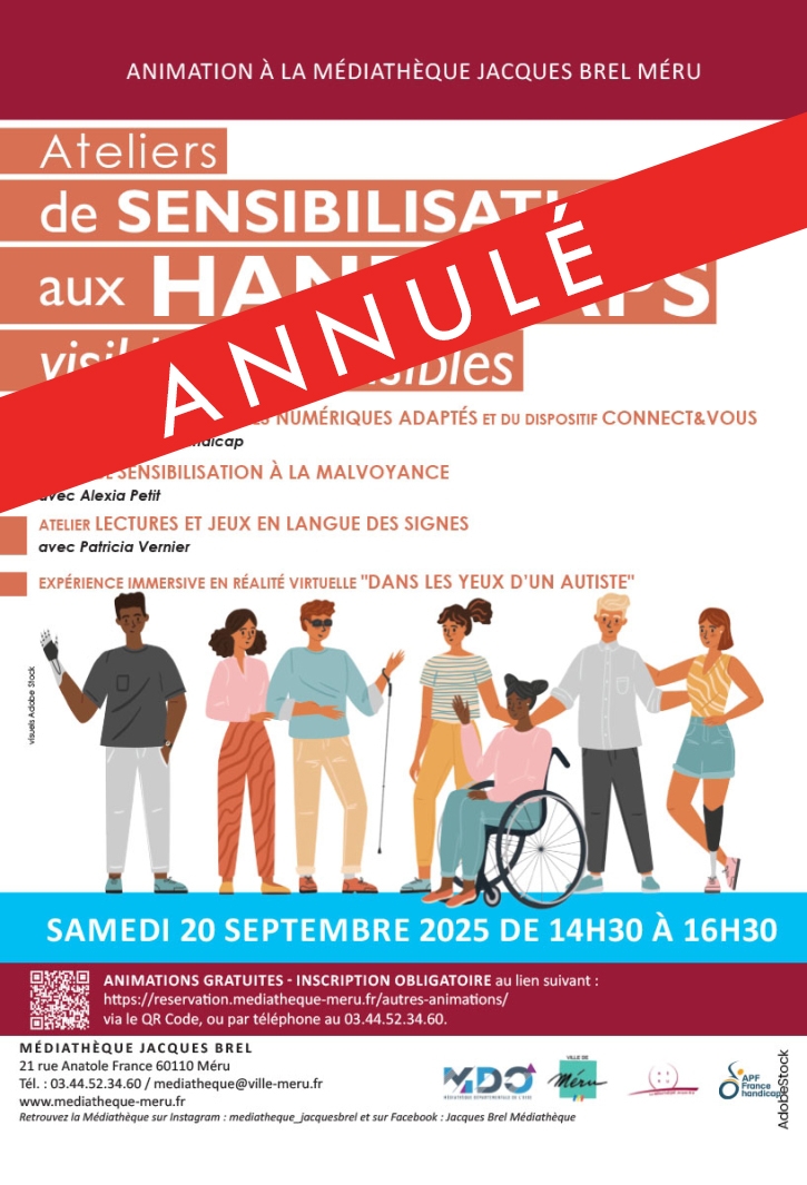 atelier handicaps affiche annulé
