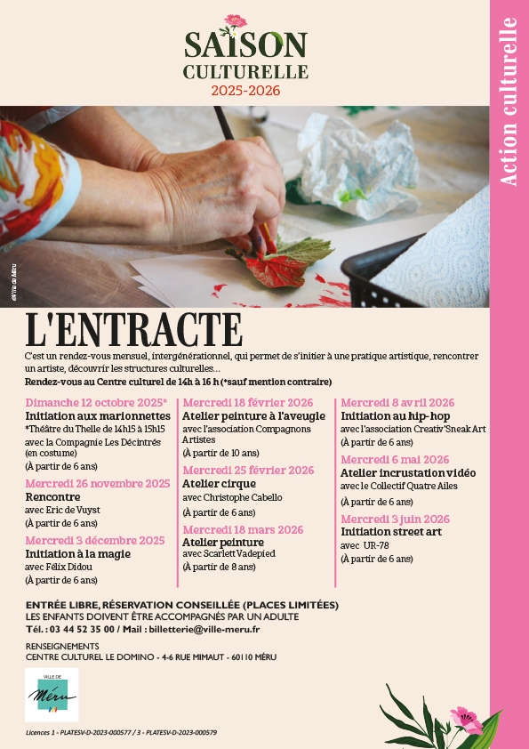 affiche l'entracte saison 2025-2026