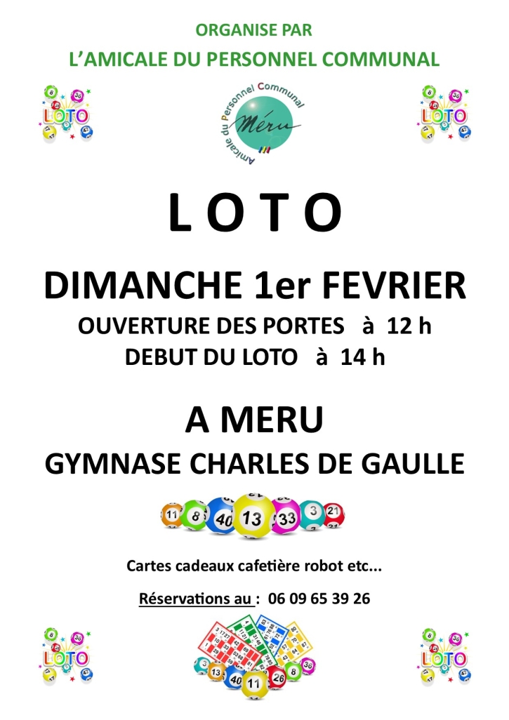 affiche loto 1fev2026
