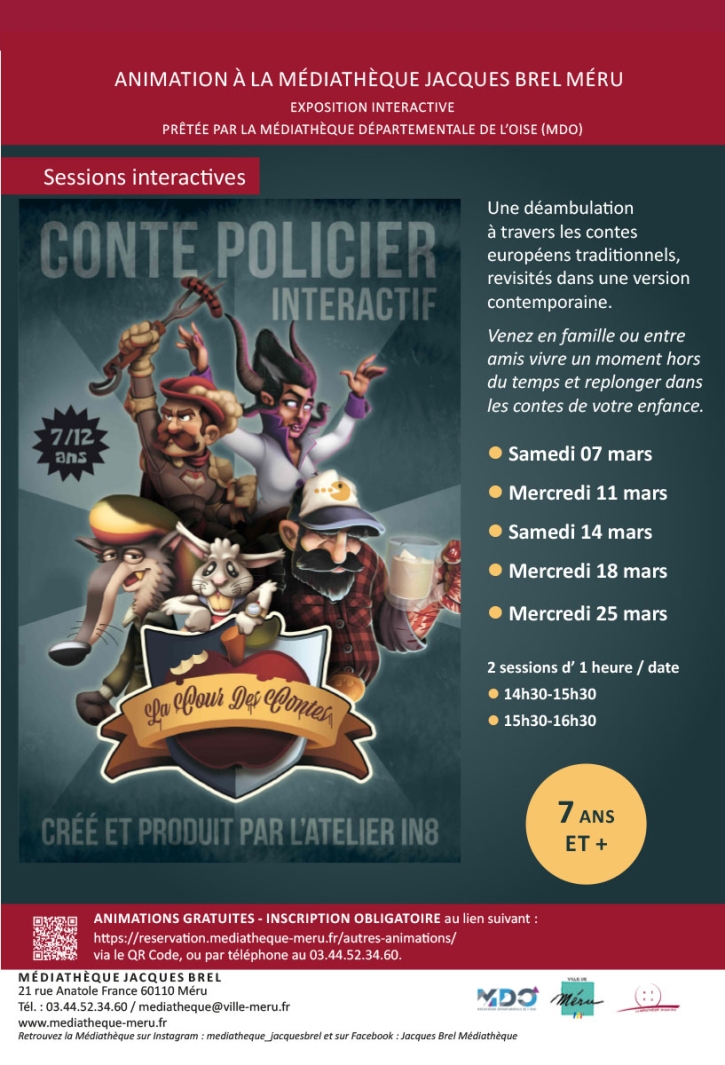 conte policier interactifaffiche
