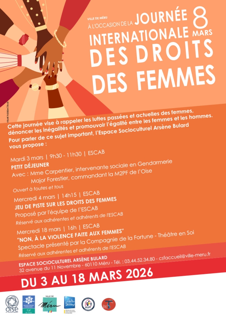 journée internationale des droits des femmes affiche