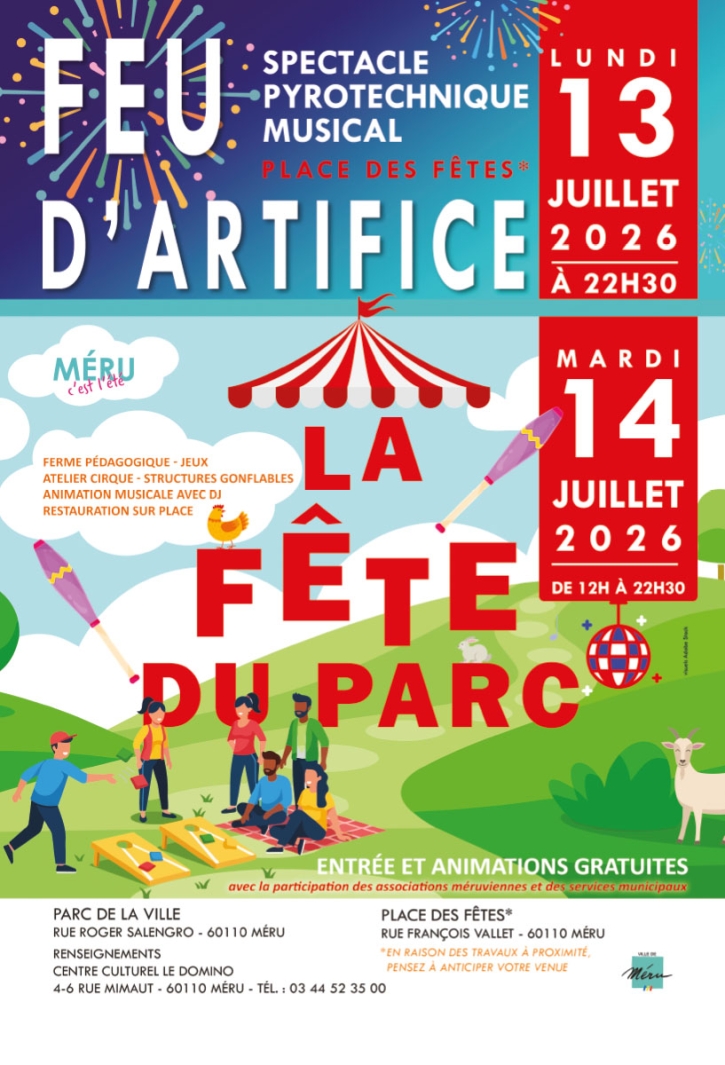 Feu d'artifice & fête du parc