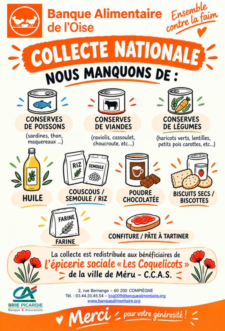 collecte nationale épicerie affiche