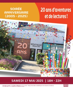 mediatheque 20ans affiche