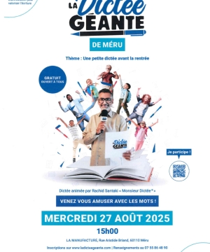 dictée géante affiche