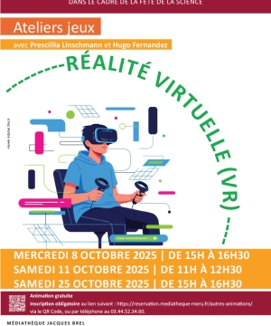 atelier realite virtuelle affiche