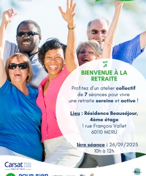 bienvenu retraite web affiche