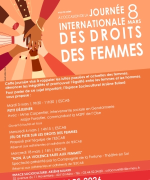 journée internationale des droits des femmes affiche