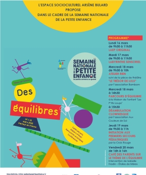 semaine nationale de la petite enfance affiche