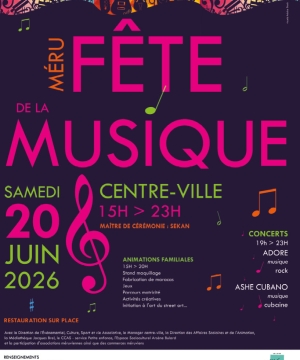 fête de la musique 2026 affiche
